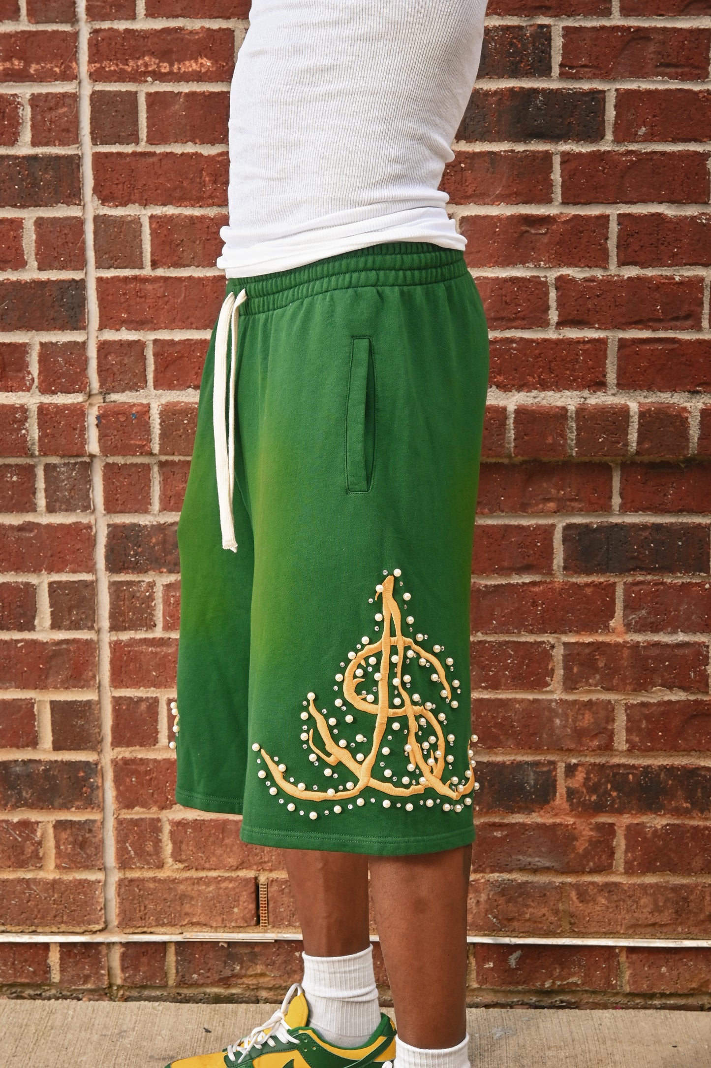 Pearl stone shorts