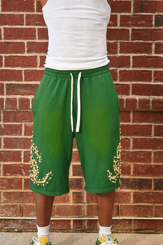Pearl stone shorts